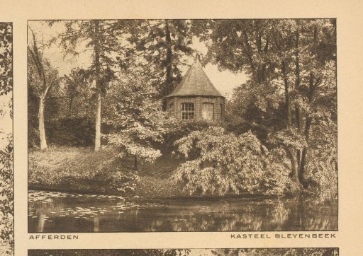 View of the Estate of Bleijenbeek Castle in Afferden, Limburg