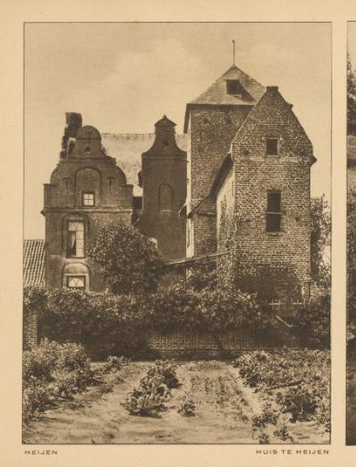 View of Huis Heijen in Heijen, Limburg