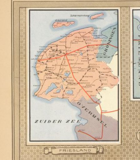 Railway Map of Friesland