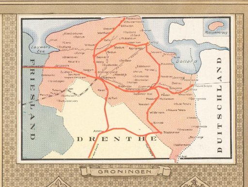 Railway Map of Groningen