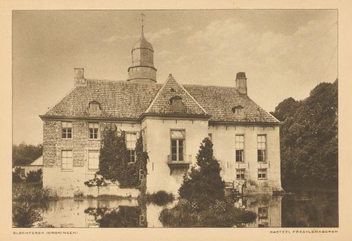View of the Fraeylemaborg in Slochteren, Groningen