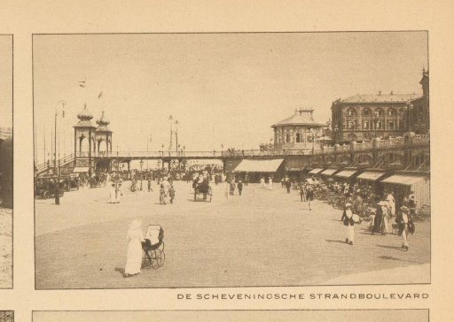 View of the promenade of Scheveningen