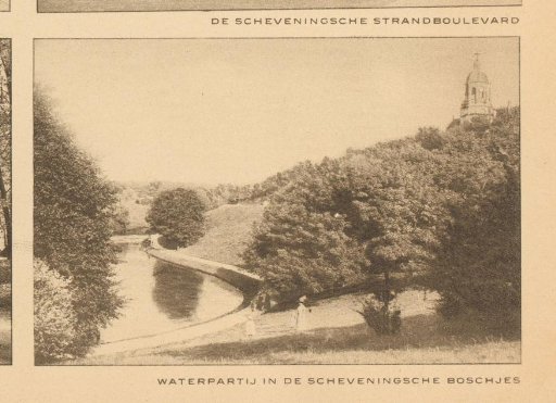 View of a waterway in the Scheveningse Bosjes