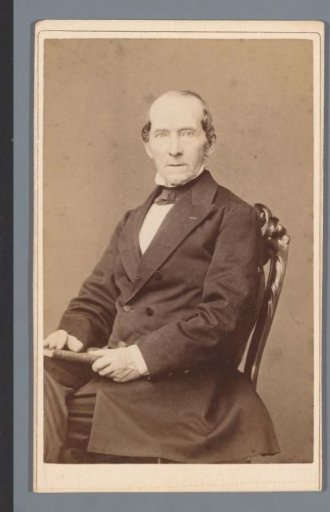 Portrait of Mr. W. Eekhoff, archivist of the city of Leeuwarden