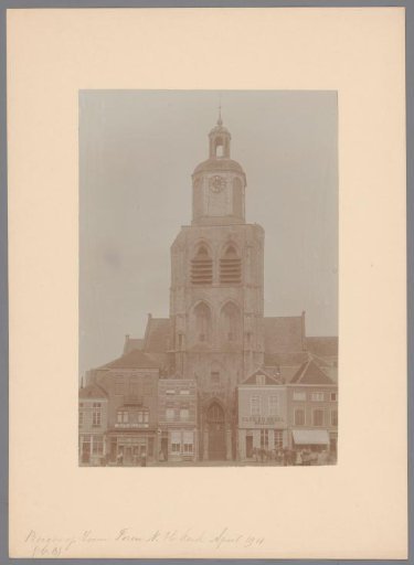 View of the Saint Gertrude Church in Bergen op Zoom