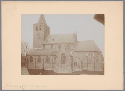 View of the Saint Martin's Church at Halsteren