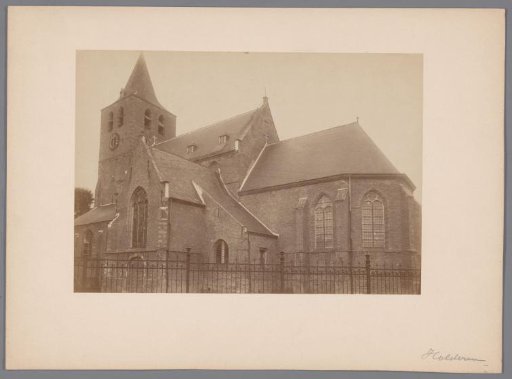 View of the Saint Martin's Church at Halsteren