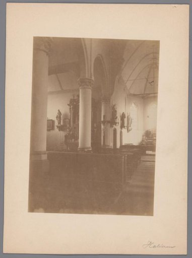 Interior of the Saint Martin's Church at Halsteren