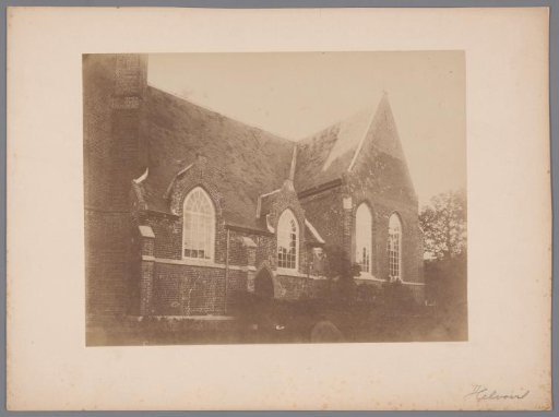 South side of the old Saint Nicholas Church in Helvoirt