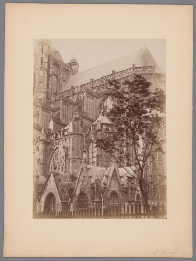 Southeast side with the sacristy of St. John's Cathedral in 's-Hertogenbosch