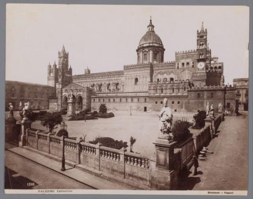 View of the cathedral of Palermo