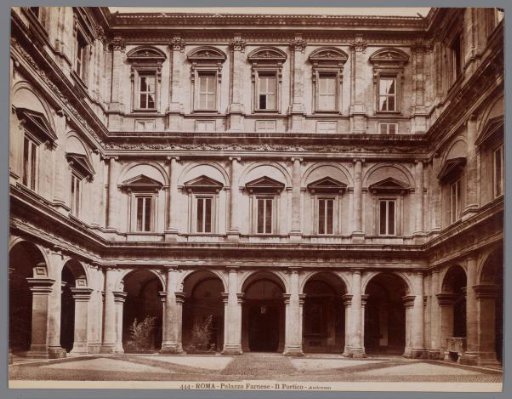 Portico of the Palazzo Farnese, Rome
