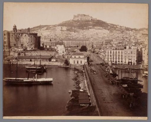 View of Naples and the Castel Sant'Elmo