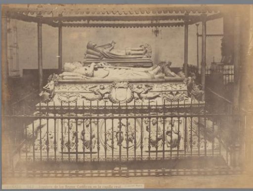 Tomb of Ferdinand of Aragon and Isabella of Castile in the Capilla Real (cathedral) in Granada, Spain