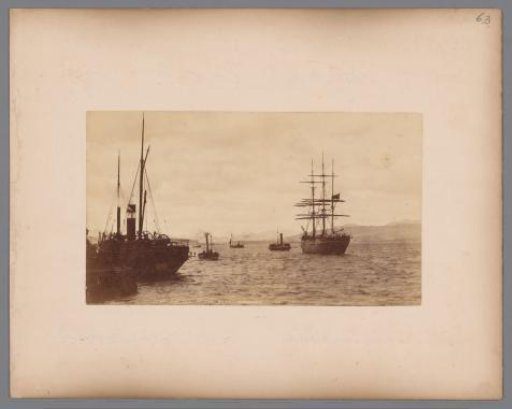 Seapiece with ships ("At the tail of the bank, Greenock")