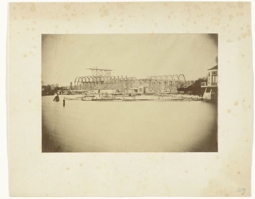 Palace for Industry under Construction in Amsterdam