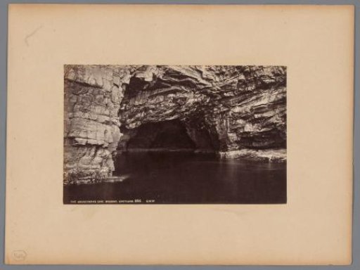 The Orkeyman's cave, Bressay, Shetland, Scotland