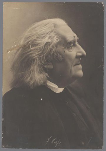 Portrait of Franz Liszt, composer (1811-1886)