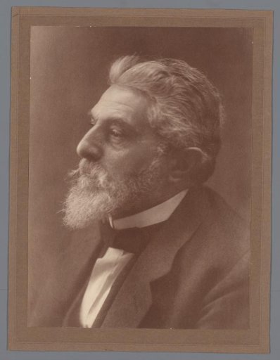 Portrait of a man in profile