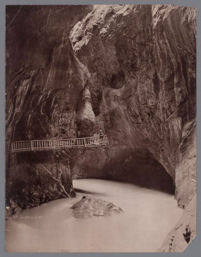 Georges du Trient, gorge, Trient mountain stream, Switzerland