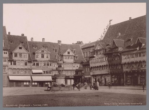 Altstadtmarkt and Poststrasse, Braunschweig, Lower Saxony, Germany