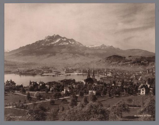 Lucerne with Mount Pilatus, Switzerland