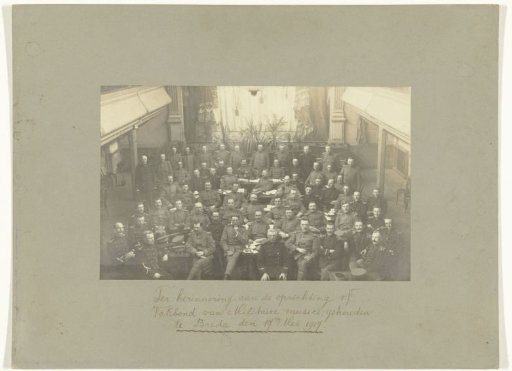 Group Portrait of the Guild of Military Musicians, Breda, 1917