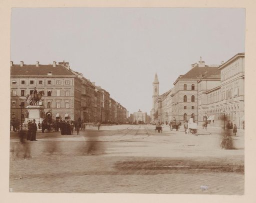View of a Square, Munich, Germany