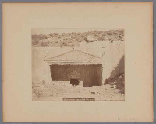 Tomb of the Judges, near Jerusalem ["Tombeau des Juges/Tomb of the Judges"]