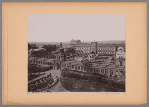 "Dresden, Der Zwinger, Totalansicht", Dresden, Germany