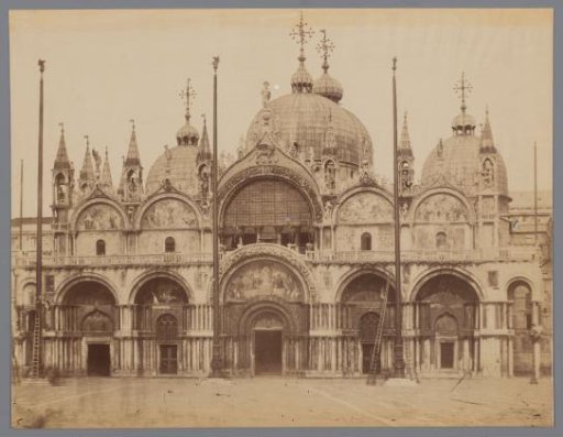 Front view of San Marco, Venice, Italy.