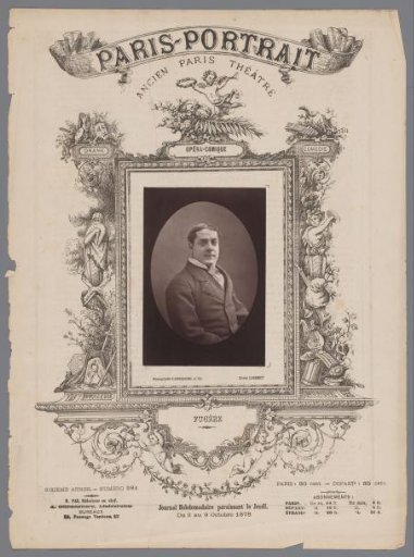 Portrait of Lucien Fugère (1854-?), French actor.