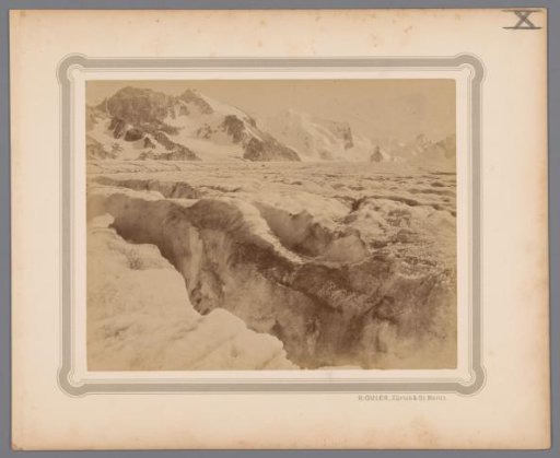 Photo of the Alps, from a snow-covered mountain peak, Switzerland [?], Germany [?], Italy [?]