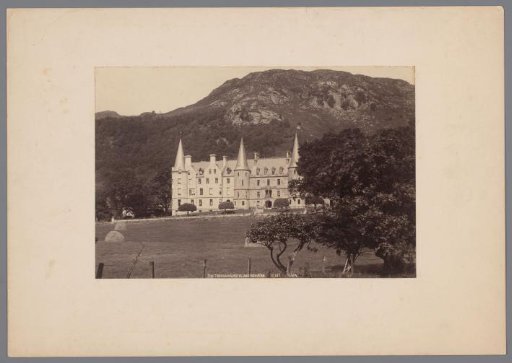 The Trossachs Hotel and the mountain Ben A'an, near Edinburgh, Scotland