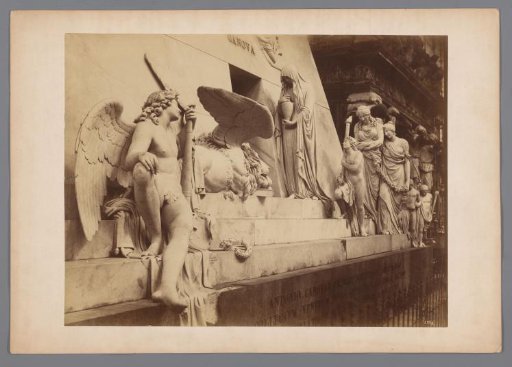 Monument/tomb of the Italian sculptor Antonio Canova (1757–1822), Santa Maria Gloriosa dei Frari, Venice, Italy