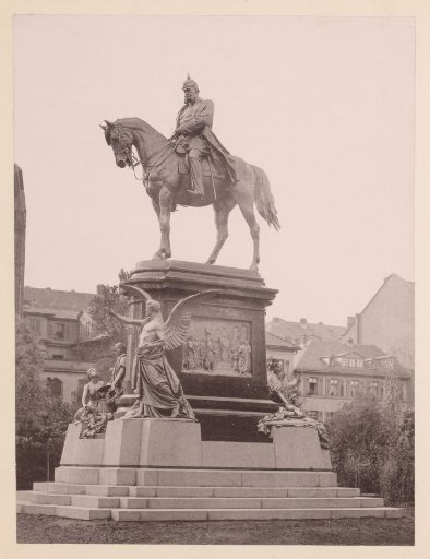 Equestrian Statue on a Pedestal of Emperor Wilhelm I, Frankfurt-am-Main, Germany
