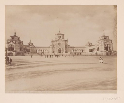 General view of the famedio, Monumental Cemetery, Milan, Italy