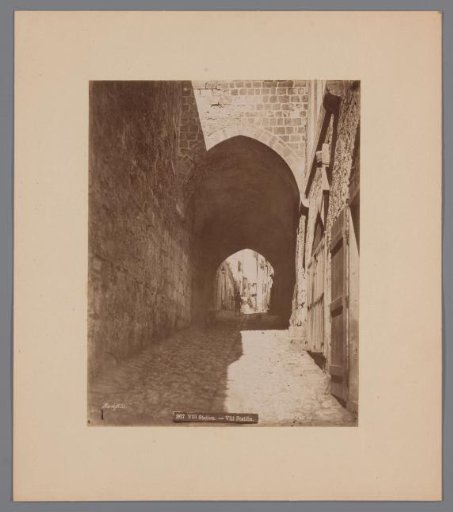 "VIII Station", Eighth Station of the Way of the Cross of Christ [?], Jerusalem [?], Palestine [?]
