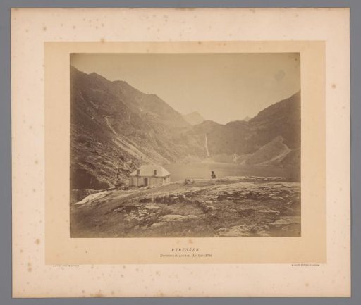 "PYRÉNÉES Environs de Lachon, Le Lac D'Oo", Pyrenees near Lachon, France