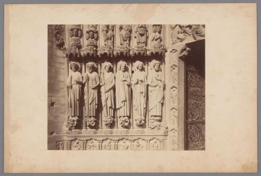 Detail of an Entrance to Notre-Dame, Paris
