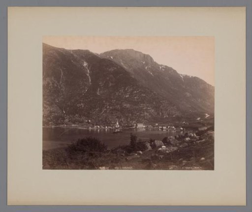 Headland in Hardanger, Hardangerfjord, Norway
