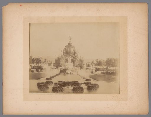 World Exhibition 1889 ('Exposition 1889 - fontaine Lumineuse avec Dôme Central.'), Paris