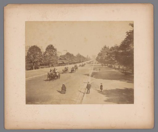 'Perspective of the Avenue du Bois de Boulogne', Paris