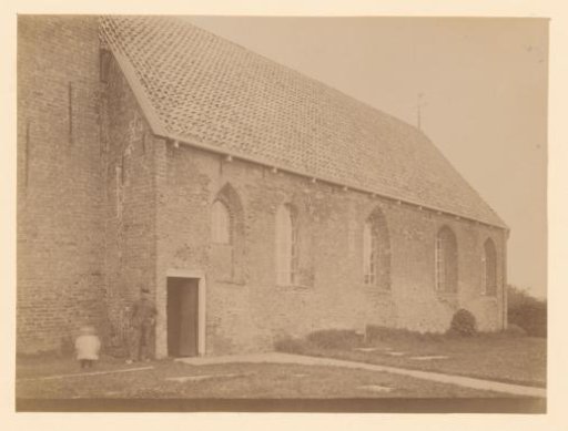 South side of the former Reformed Church in Oosterwierum