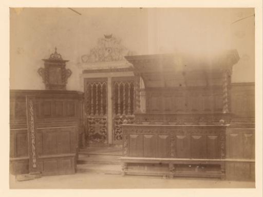Van Haren Bank in the Van Haren Church in Sint-Annaparochie