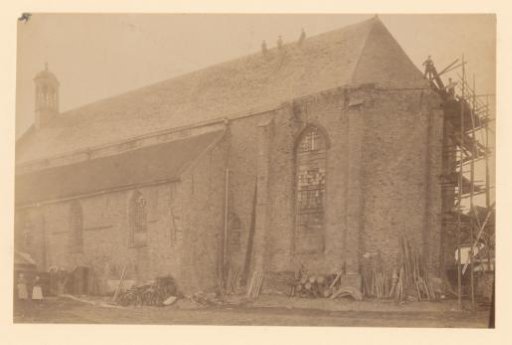 Broere Church in Bolsward, during restoration work