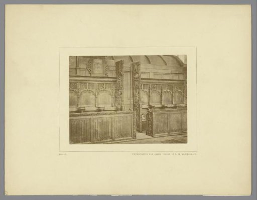 Choir stalls in the Martinikerk in Bolsward