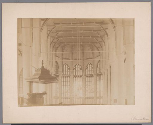 Interior of the Martinikerk in Franeker