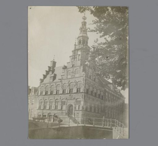View of the Town Hall in Franeker, Friesland