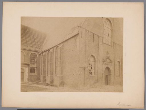 Westerkerk in Harlingen, shortly before its demolition in 1896